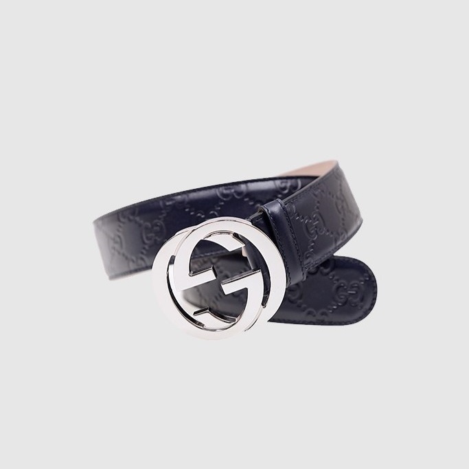 GUCCI 구찌 ‎인터로킹 G 버클 시그니처 벨트 411924 (40mm)