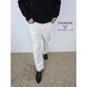 THOM BROWNE 톰브라운 세미 일자 청바지