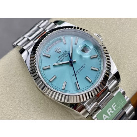 ROLEX 로렉스 데이데이트 아이스블루 바인덱스 다이얼 화이트골드 40mm