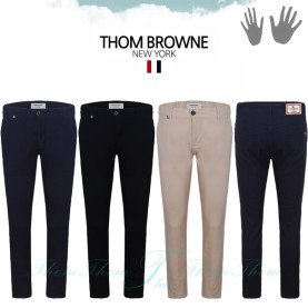 THOM BROWNE 톰브라운 패치 스판 면팬츠