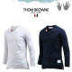 THOM BROWNE 톰브라운 포켓 브이넥