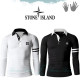 STONE ISLAND 스톤아일랜드 라인 패치 스판 카라