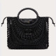 VALENTINO 발렌티노 올노트 우븐 가죽 쇼퍼백 2COLOR