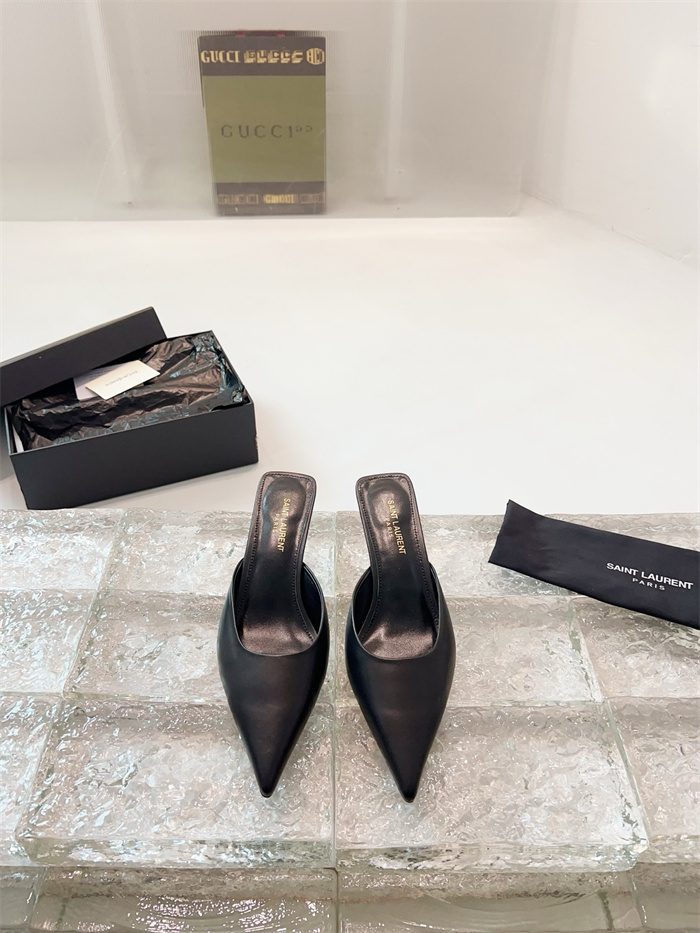 SAINT LAURENT 생로랑 여성용 슬리퍼 (굽높이4.5CM) Y63849-2