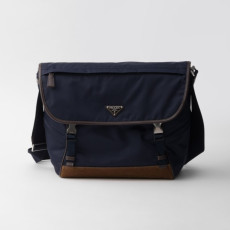 PRADA 프라다 라지 리나일론 및 가죽 숄더백 2VD052