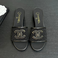 CHANEL 샤넬 여성용 슬리퍼 (굽높이6CM) C63786 2COLOR