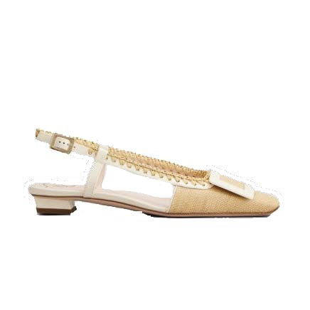  ROGER VIVIER 로저비비에 여성용 구두 벨 비비에 캔버스 힐 0074