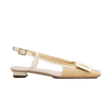  ROGER VIVIER 로저비비에 여성용 구두 벨 비비에 캔버스 힐 0074