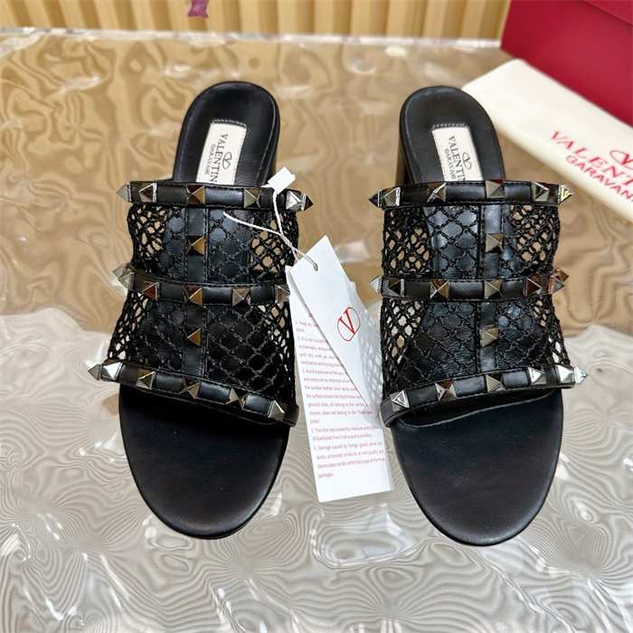 VALENTINO 발렌티노 여성용 슬리퍼 (굽높이6CM) V59535 2COLOR