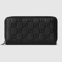 GUCCI 구찌 프린트 지파 어라운드 장지갑 GG 835003
