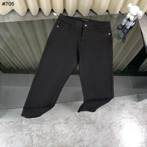 LOUIS VUITTON 루이비통 1854 모노그램 블랙 데님팬츠