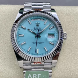 ROLEX 로렉스 데이데이트 아이스블루 바인덱스 다이얼 화이트골드 40mm m228236