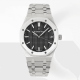 AUDEMARS PIGUET 오데마피게 로얄오크 블랙 텍스처 다이얼 SS 브레이슬릿 V3 41mm 15500