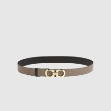 FERRAGAMO 페레가모 가길이 조절이 가능한 리버서블 간치니 벨트 67A254