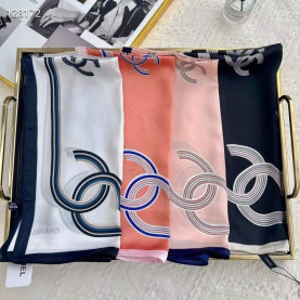 CHANEL 샤넬 실크 사각 스카프 4COLOR