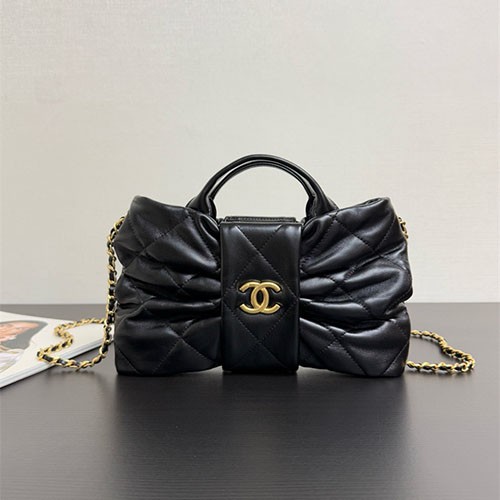 CHANEL 샤넬 맥시 보우백 스몰 (양가죽) AS9801