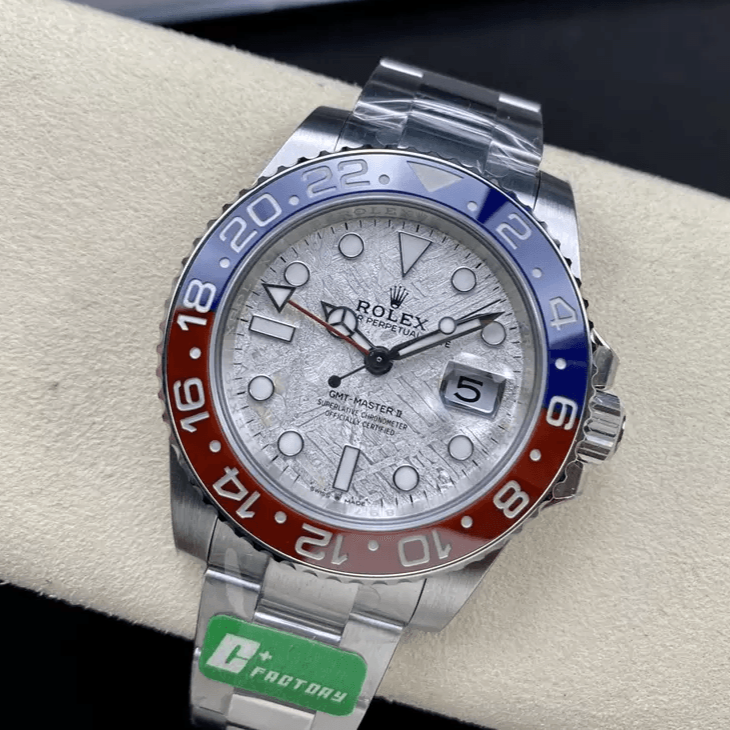 ROLEX 로렉스 GMT 마스터2 펩시 운석 메테오 다이얼 오이스터 브레이슬릿 40mm 126719 BLRO