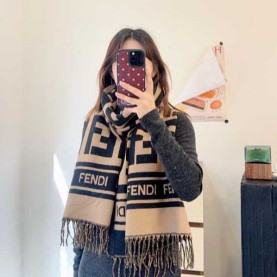 FENDI 펜디 캐시미어 숄 머플러