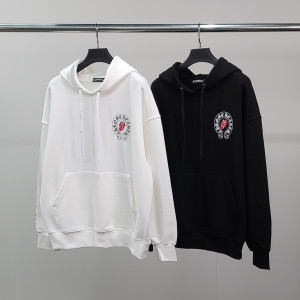 CHROME HEARTS 크롬하츠 립 말굽 오버핏 후드티