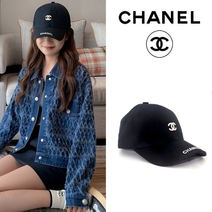 CHANEL 샤넬 CC로고 볼캡
