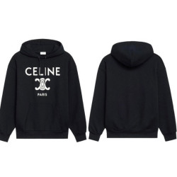 CELINE 셀린느 트리오페 프린팅 커플 후드티