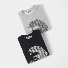 BAPE 베이프 빅헤드 레터링 맨투맨 3COLOR