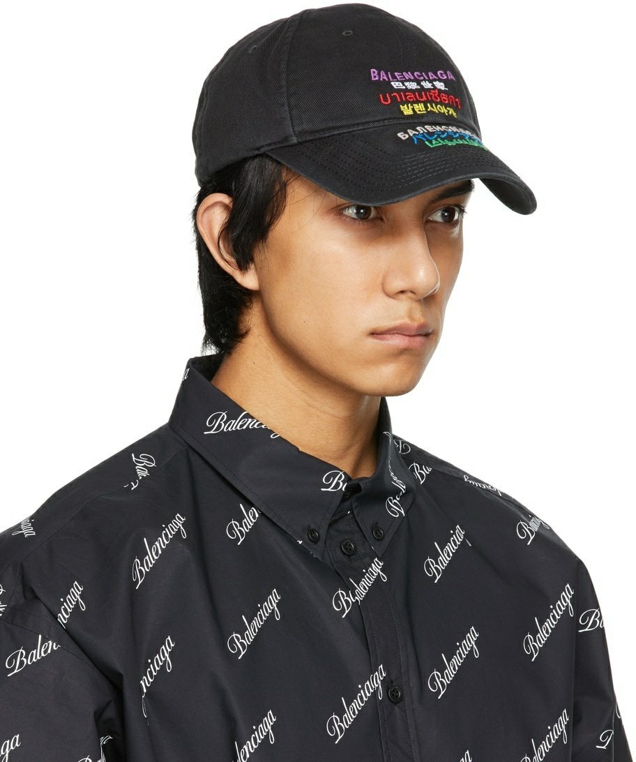 BALENCIAGA 발렌시아가 멀티 랭귀지 볼캡