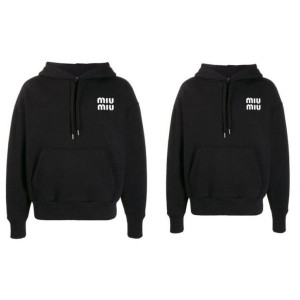 MIUMIU 미우미우 엠보 후드티