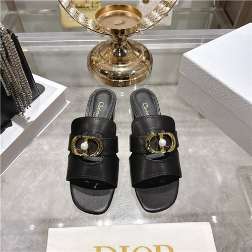 DIOR 디올 여성용 슬리퍼 (굽높이3.5CM) D60254 2COLOR