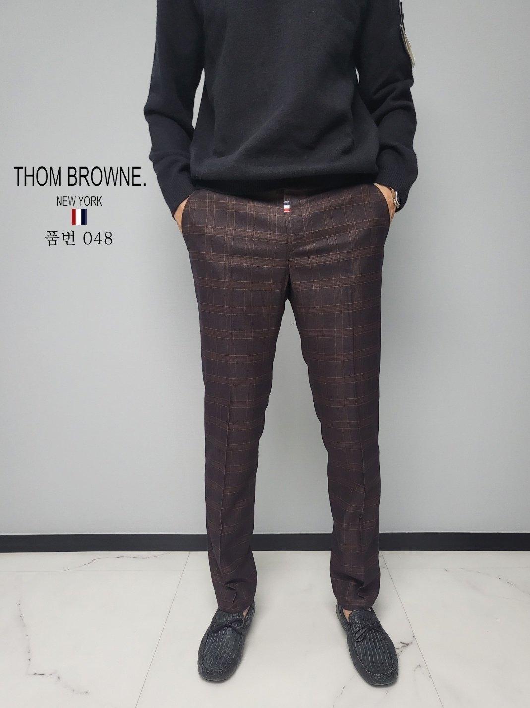 THOM BROWNE 톰브라운 타탄 체크 슬렉스(048)