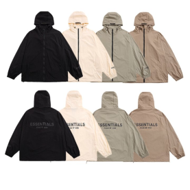 FEAR OF GOD 피어오브갓 에센셜 112 백 로고 윈드브레이커