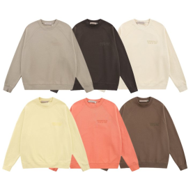 FEAR OF GOD 피어오브갓 에센셜 1810 톤온톤 스몰 로고 플리스 스웨트 셔츠