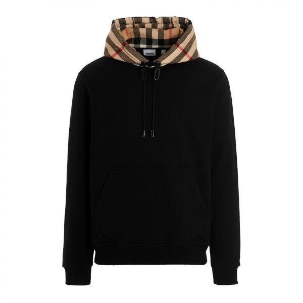 BURBERRY 버버리 F05 체크 코튼 블렌드 후드티 2COLOR