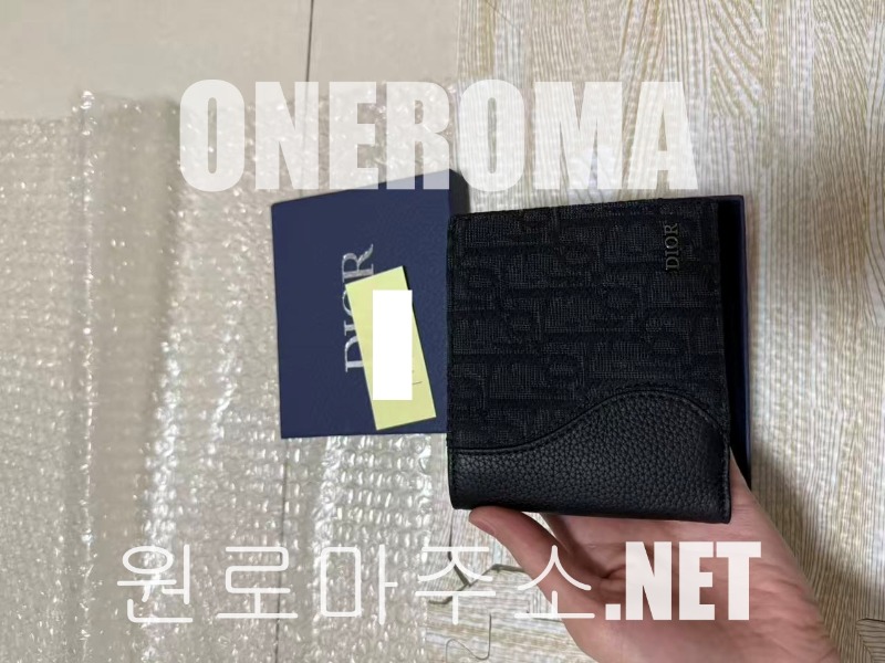 강*희 고객님 디올 오블리크 자카드 새들 컴팩트 반지갑