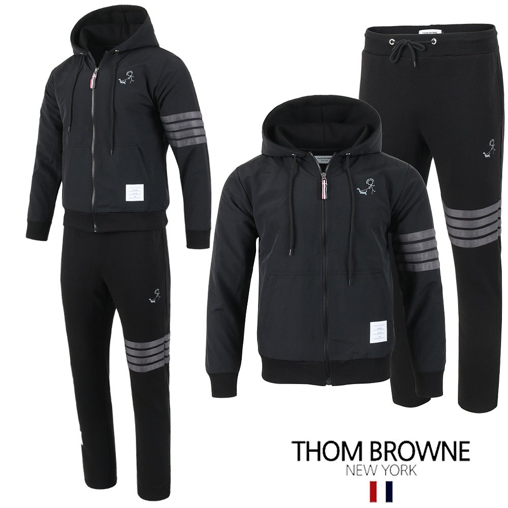 THOM BROWNE 톰브라운 4바 카툰 우븐 셋업 2COLOR