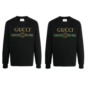 GUCCI 구찌 페이크 로고 커플 맨투맨