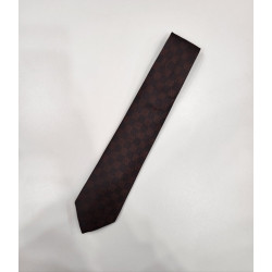 LOUIS VUITTON 루이비통 다미에 패턴 실크 넥타이