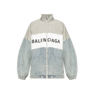 BALENCIAGA 발렌시아가 로고 프린트 집업 자켓