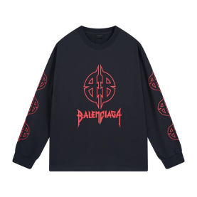 BALENCIAGA 발렌시아가 2372 그래픽 롱 슬리브