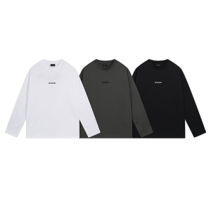 BALENCIAGA 발렌시아가 23163 자수 프론트백 로고 롱 슬리브