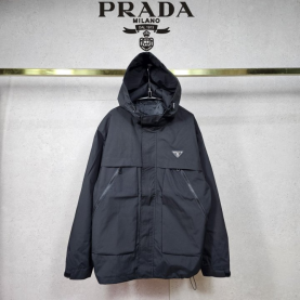 PRADA 프라다 스트링 후드 지퍼 자켓 3COLOR