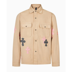 CHROME HEARTS 크롬하츠 크로스 패치 셔츠자켓