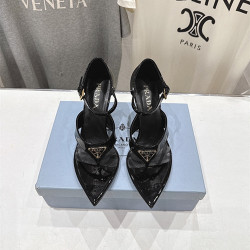 PRADA 프라다 여성용 샌들 (굽높이8.5CM) P76624 2COLOR