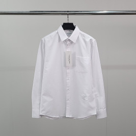 THOM BROWNE 톰브라운 스퀘어 빽삼선 옥스포드 셔츠