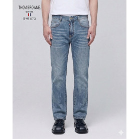 THOM BROWNE 톰브라운 슬림 일자 청바지(073)