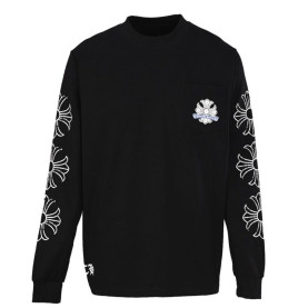 CHROME HEARTS 크롬하츠 포켓 홀슈스 롱슬리브 티셔츠