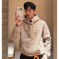 LOUIS VUITTON 루이비통 64242 인타르시아 자카드 니트 후드