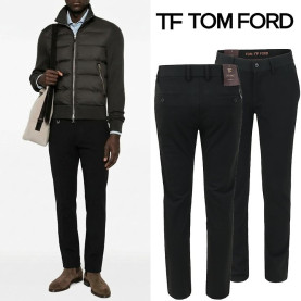 TOMFORD 톰포드 TF 스틸로고 밴딩 슬랙스