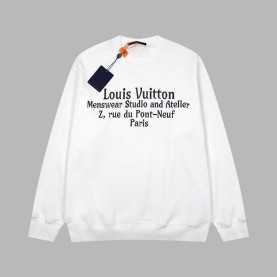LOUIS VUITTON 루이비통 레더 빈티지로고 맨투맨