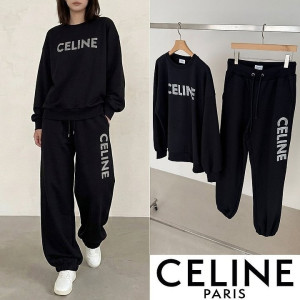CELINE 셀린느 이니셜 로고 나염 오버핏 MTM 셋업